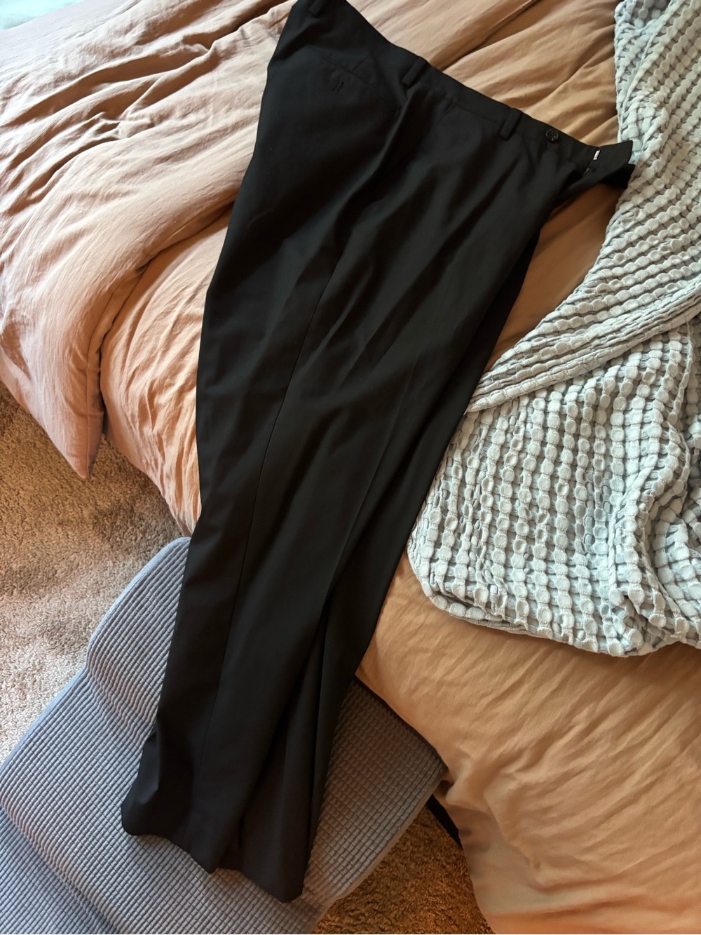 Jos. A. Bank Black Men’s Dress Pants - Classic Flat Front